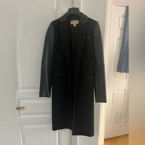 Micheal Kors Black Wool Coat